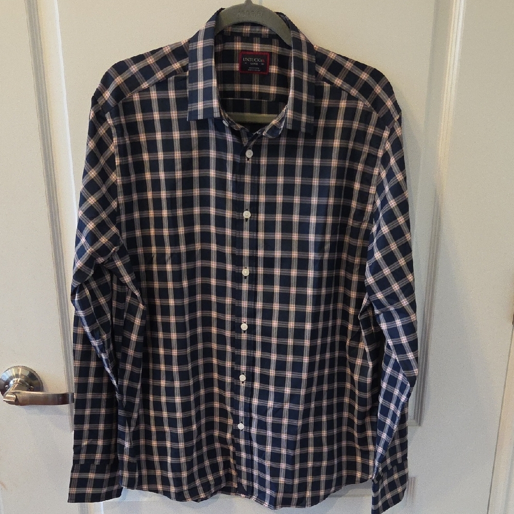 UNTUCKit Men's Dorin Buttom Down Shirt